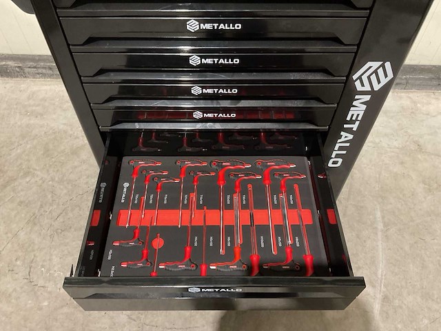 Metallo meta-7hs6g-2 eva-black gereedschapswagen - afbeelding 50 van  63