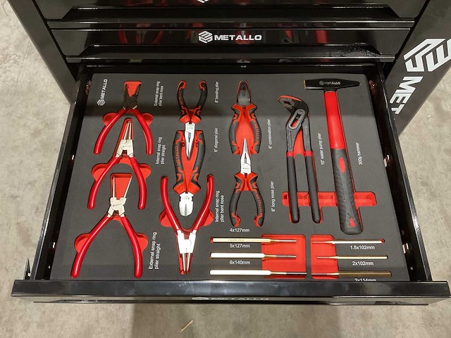 Metallo meta-7hs6g-2 eva-black gereedschapswagen - afbeelding 47 van  47