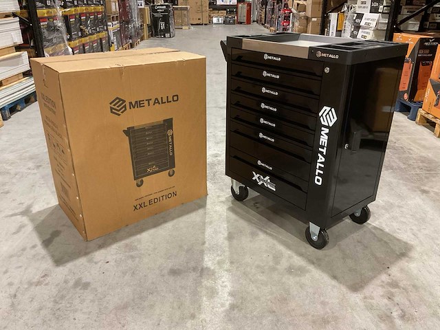 Metallo meta-7hs6g-2 eva-black gereedschapswagen - afbeelding 13 van  30