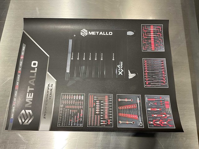 Metallo meta-7hs6g-2 eva-black gereedschapswagen - afbeelding 12 van  49