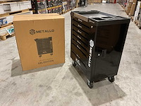 Metallo meta-7hs6g-2 eva-black gereedschapswagen - afbeelding 1 van  62