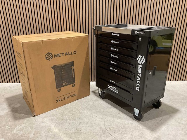 Metallo meta-7hs6g-2 eva-black gereedschapswagen - afbeelding 15 van  62