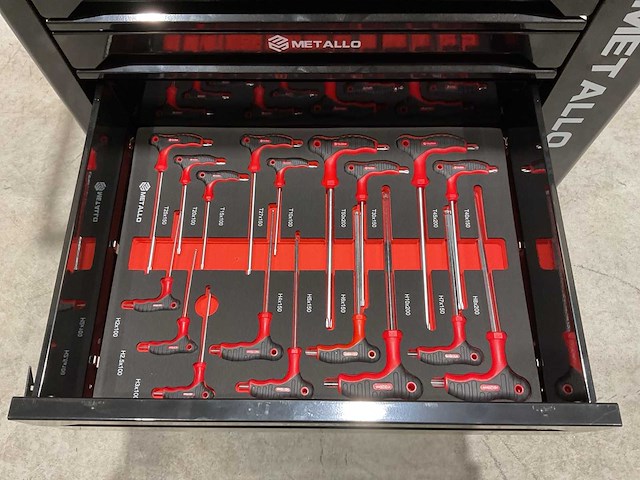 Metallo meta-7hs6g-2 eva-black gereedschapswagen - afbeelding 26 van  62