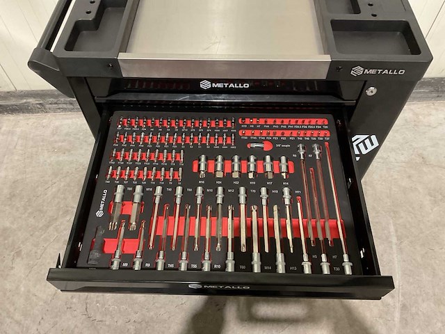 Metallo meta-7hs6g-2 eva-black gereedschapswagen - afbeelding 46 van  62