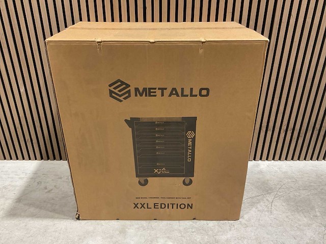 Metallo meta-7hs6g-2 eva-black gereedschapswagen - afbeelding 10 van  51