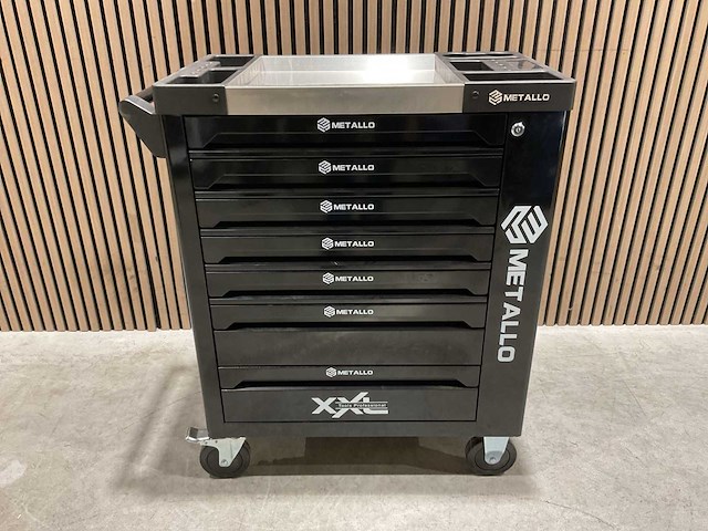Metallo meta-7hs6g-2 eva-black gereedschapswagen - afbeelding 12 van  51