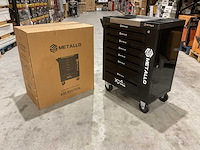 Metallo meta-7hs6g-2 eva-black gereedschapswagen - afbeelding 3 van  37