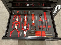 Metallo meta-7hs6g-2 eva-black gereedschapswagen - afbeelding 9 van  37