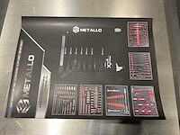 Metallo meta-7hs6g-2 eva-black gereedschapswagen - afbeelding 6 van  14