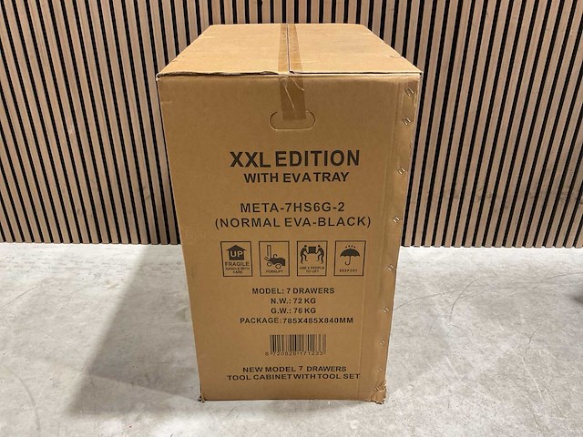 Metallo meta-7hs6g-2 eva-black gereedschapswagen - afbeelding 14 van  60
