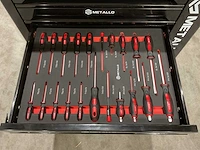 Metallo meta-7hs6g-2 eva-black gereedschapswagen - afbeelding 2 van  63