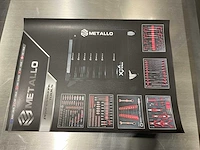 Metallo meta-7hs6g-2 eva-black gereedschapswagen - afbeelding 11 van  21