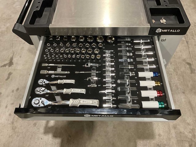 Metallo meta-7hs6g 2024-7 xxl edition gereedschapswagen - afbeelding 8 van  13