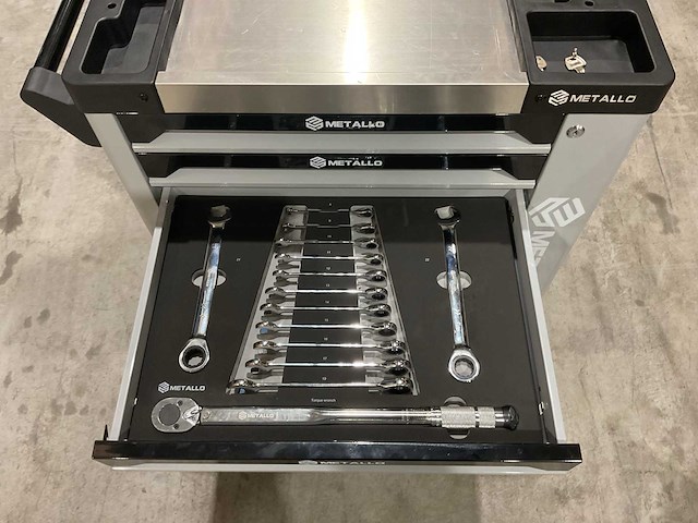 Metallo meta-7hs6g 2024-7 xxl edition gereedschapswagen - afbeelding 10 van  13