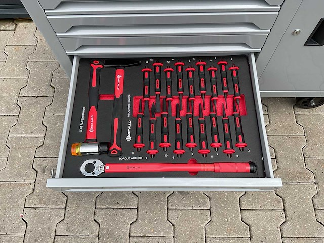 Metallo meta-7hs7g-b v7 gereedschapswagen - afbeelding 6 van  70