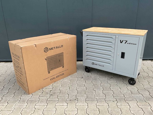 Metallo meta-7hs7g-b v7 gereedschapswagen - afbeelding 1 van  70