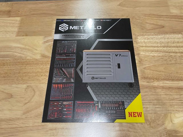 Metallo meta-7hs7g-b v7 gereedschapswagen - afbeelding 17 van  70