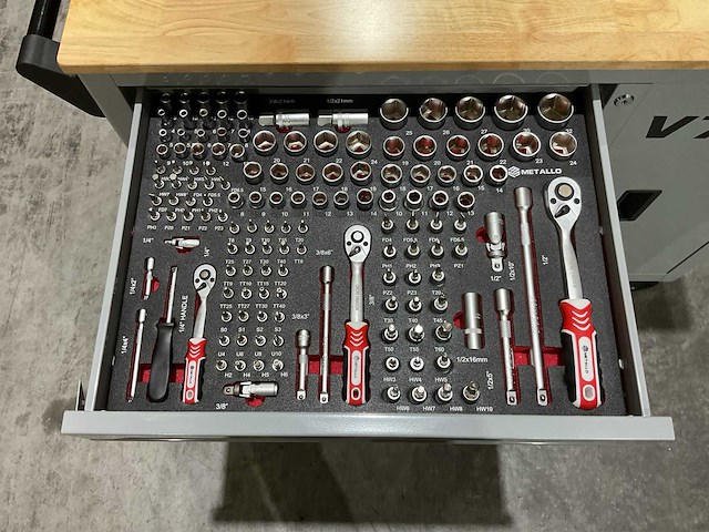 Metallo meta-7hs7g-b v7 gereedschapswagen - afbeelding 19 van  70