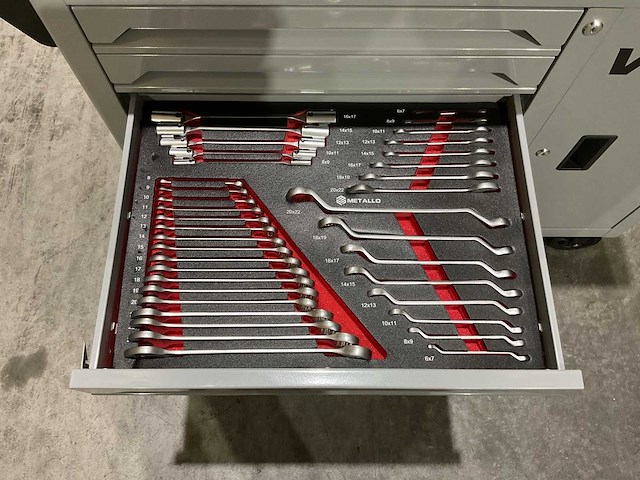 Metallo meta-7hs7g-b v7 gereedschapswagen - afbeelding 21 van  70