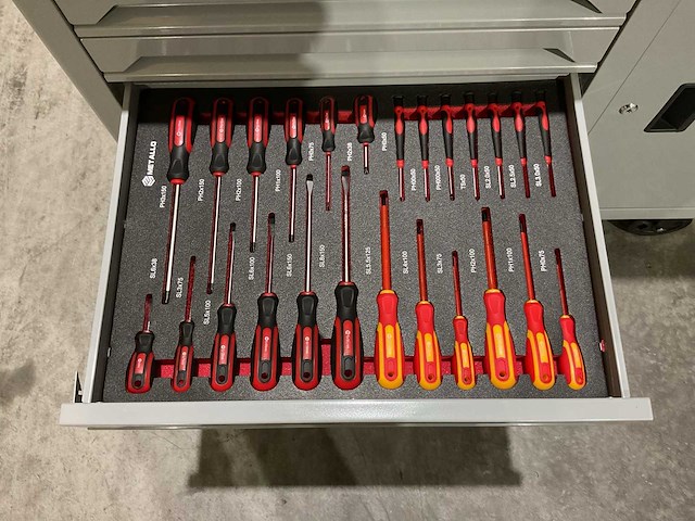Metallo meta-7hs7g-b v7 gereedschapswagen - afbeelding 22 van  70