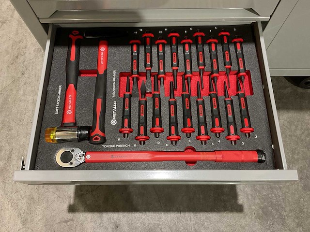 Metallo meta-7hs7g-b v7 gereedschapswagen - afbeelding 24 van  70