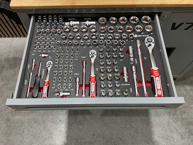Metallo meta-7hs7g-b v7 gereedschapswagen - afbeelding 42 van  70