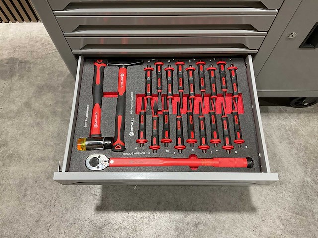 Metallo meta-7hs7g-b v7 gereedschapswagen - afbeelding 47 van  70