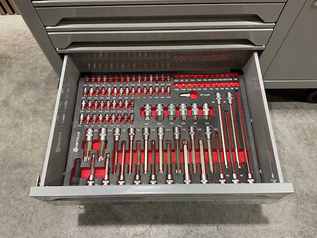 Metallo meta-7hs7g-b v7 gereedschapswagen - afbeelding 49 van  70