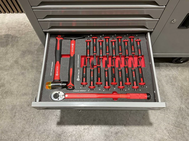 Metallo meta-7hs7g-b v7 gereedschapswagen - afbeelding 55 van  70