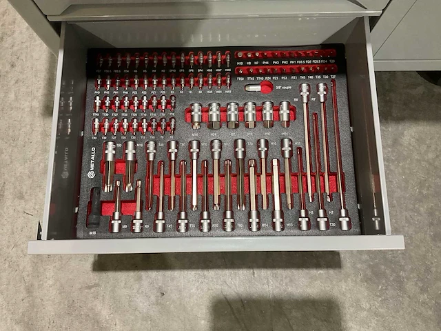 Metallo meta-7hs7g-b v7 gereedschapswagen - afbeelding 33 van  60