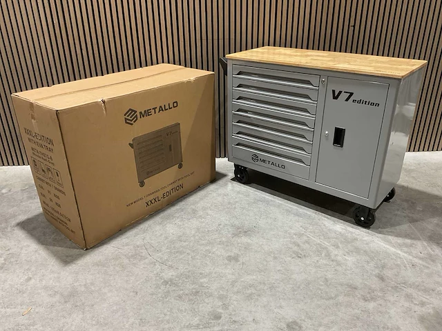 Metallo meta-7hs7g-b v7 gereedschapswagen - afbeelding 43 van  60