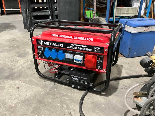Metallo meta 8500 we noodstroomaggregaat - afbeelding 1 van  4