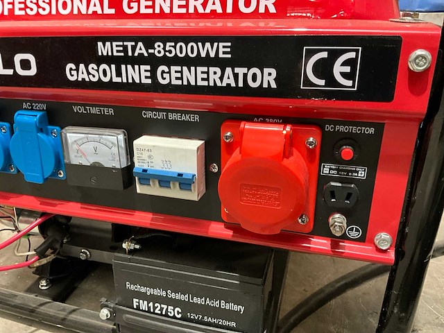 Metallo meta 8500 we noodstroomaggregaat - afbeelding 4 van  4