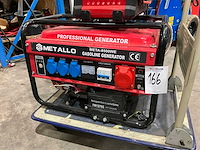 Metallo meta 8500 we noodstroomaggregaat - afbeelding 1 van  4