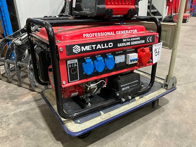 Metallo meta 8500 we noodstroomaggregaat - afbeelding 2 van  4