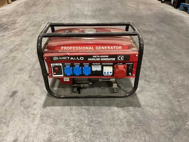 Metallo meta-8500w 202619051104 stroomgenerator - afbeelding 1 van  13