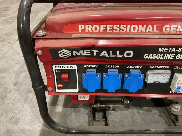 Metallo meta-8500w 202619051104 stroomgenerator - afbeelding 6 van  13