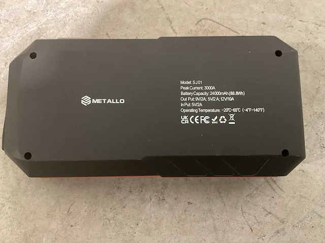 Metallo sj01 jumpstarter acculader - afbeelding 17 van  17