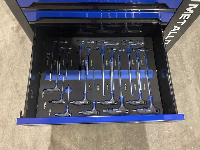 Metallo xxl meta-7hs6g-wood roof gereedschapswagen - afbeelding 20 van  64