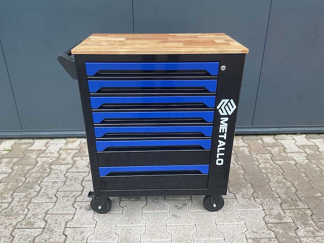 Metallo xxl meta-7hs6g-wood roof gereedschapswagen - afbeelding 26 van  64