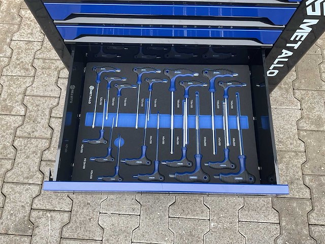 Metallo xxl meta-7hs6g-wood roof gereedschapswagen - afbeelding 31 van  64
