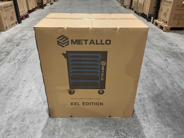 Metallo xxl meta-7hs6g-wood roof gereedschapswagen - afbeelding 6 van  64