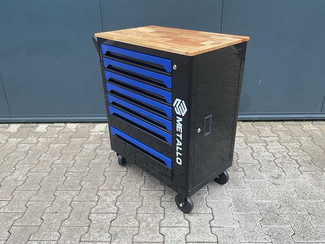 Metallo xxl meta-7hs6g-wood roof gereedschapswagen - afbeelding 40 van  64