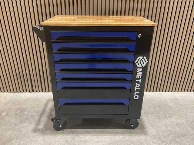 Metallo xxl meta-7hs6g-wood roof gereedschapswagen - afbeelding 44 van  64