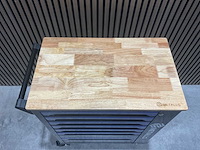 Metallo xxl meta-7hs6g-wood roof gereedschapswagen - afbeelding 46 van  64