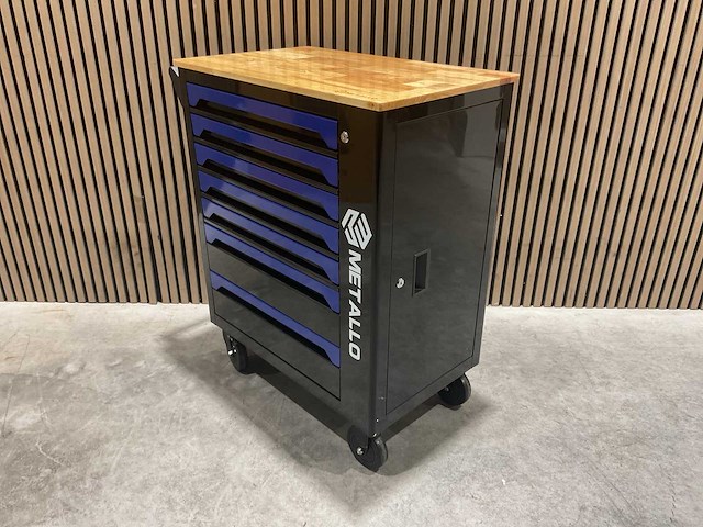 Metallo xxl meta-7hs6g-wood roof gereedschapswagen - afbeelding 63 van  64