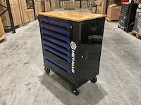Metallo xxl meta-7hs6g-wood roof gereedschapswagen - afbeelding 6 van  55