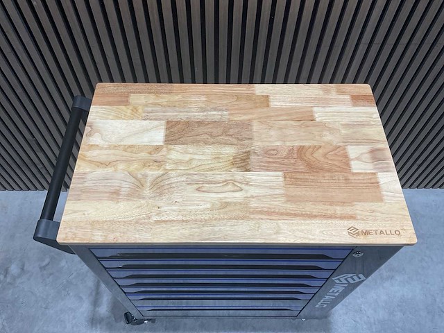 Metallo xxl meta-7hs6g-wood roof gereedschapswagen - afbeelding 35 van  55
