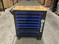 Metallo xxl meta-7hs6g-wood roof gereedschapswagen