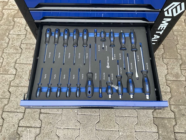 Metallo xxl meta-7hs6g-wood roof gereedschapswagen - afbeelding 27 van  64